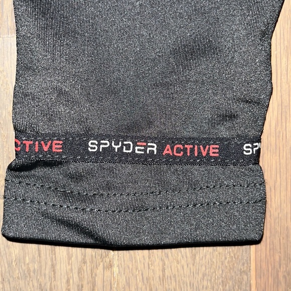 Spyder Active Mens Quarter Zip Pullover Workout Training Sweater *Defected Zip - Picture 4 of 11